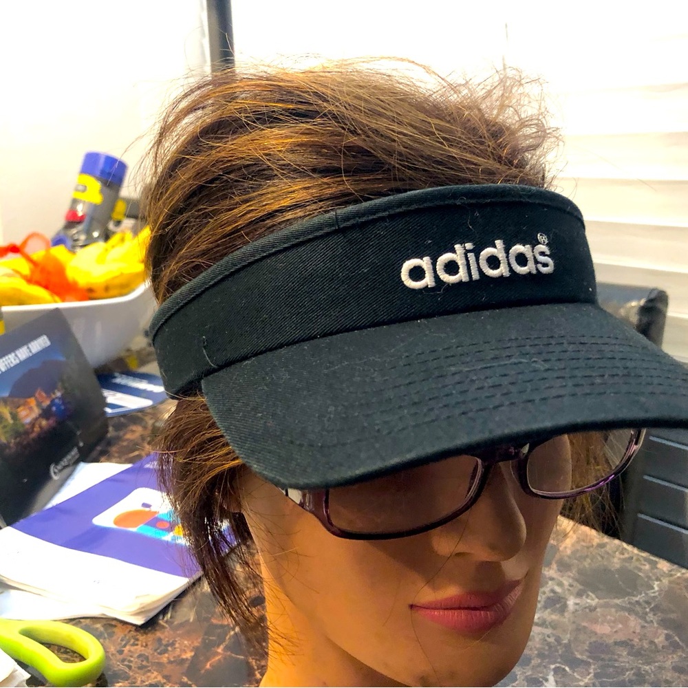 Adidas Women's Fit Aeroready Visor Black One Size Fits All